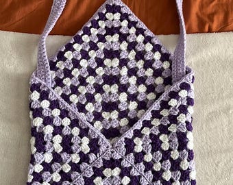 Crochet Crossbody Bag (with mistakes)