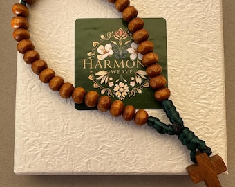 Conte di Oração de Madeira: Rosário Chotki Komboskini con 33 conta