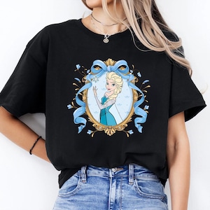 Comfort Colors® Princess Elsa Shirt, Disney Frozen ElsaShirt, Disney Princess Shirt, Disneyland Shirt,  Disney Shirt, Disney Family Shirt
