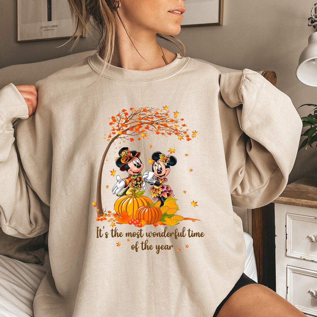 Mickey and Minnie Fall Shirt, Disney Fall Vibes Couple Shirt ...