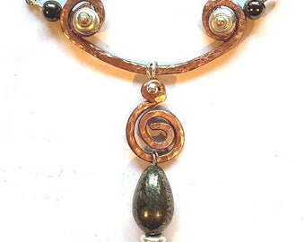 Copper Curls Necklace