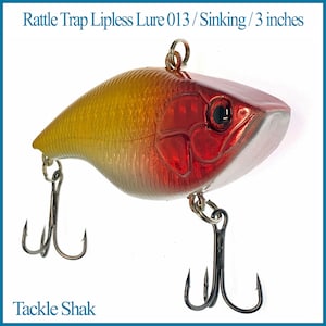 Rattle Trap Lipless Fishing Lure 013, Sinking, 3 inches, Tackle Shak