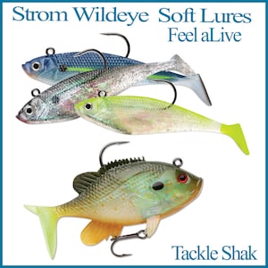Storm Wildeye Soft Fishing Lures,  Sunfish and and Swim Shad, Tackle Shak