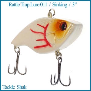 Rattle Trap Fishing Lure a lipless sinking crankbait, Tackle Shak