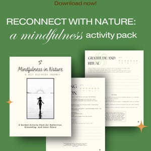 Mindfulness in Nature: A Self-Discovery Activity Pack