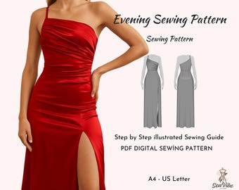 One Shoulder Maxi Dress Pattern|women Dress Pattern|dress Sewing Pattern|13size PDF Slit Dress Pattern|evening Dress, Prom Dress Pattern Pdf - Etsy One Shoulder Maxi Dress Pattern|women Dress Pattern|dress Sewing Pattern|13size PDF Slit Dress Pattern|evening Dress, Prom Dress Pattern Pdf - Etsy