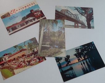 Vintage lot of 5 Postcards FREE SHIPPING