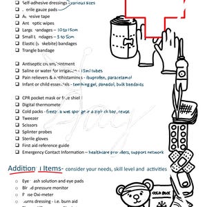 First Aid Kit Check *DIGITAL FILE DOWNLOAD*