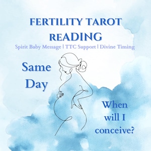 Fertility Tarot Reading: TTC Guidance, Soul Baby Energy (PDF)