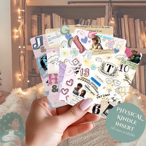 Boys of Tommen Collage Kindle Insert | Romance Reader BookTok Art (Physical)
