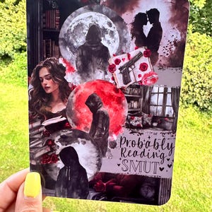 Dark Romance Kindle Insert | Physical Bookish Accessory | Gothic Kindle Decor