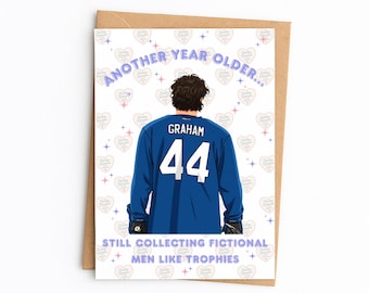 Garrett Graham Birthday Card | Hockey Romance Fan Gift, Bookish Humor (5x7 Inches)