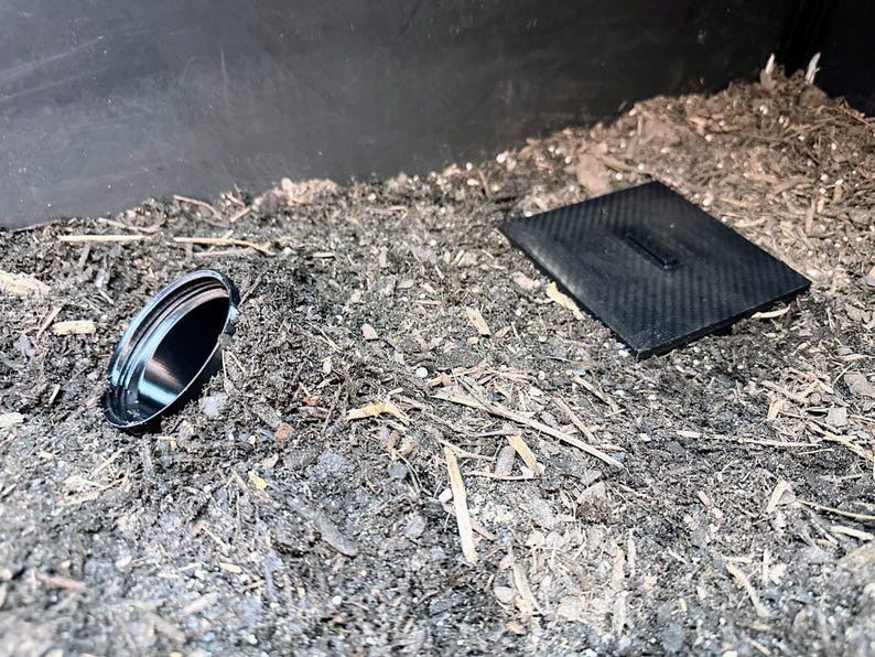 Underground Humid Hide for Reptiles with Modular Tunnels – Buried Hide for Shedding Support image 2