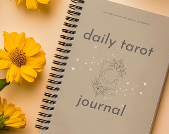 daily tarot journal | Printable Reflection Book (PDF) | Digital Journal