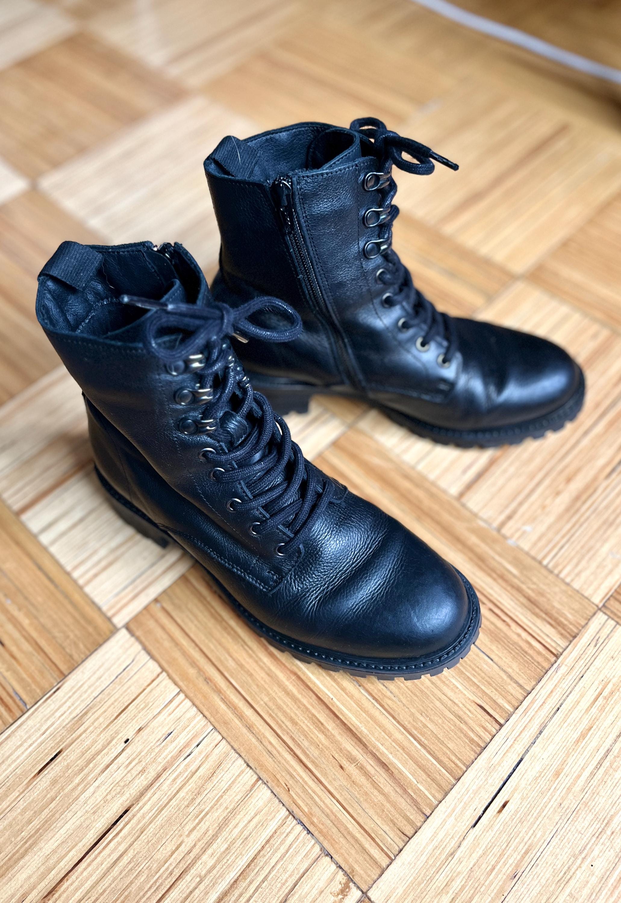 90s ~ 00s Fifth Avenue harness 弾丸 boots 5th Avenue Boots - Etsy