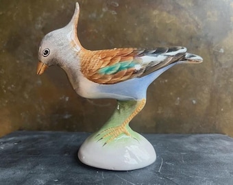 Bodrogkeresztur Sammler handbemalter Porzellan Vogel Figur