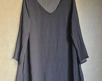 Ottod'Ame Sheer Tunic Blouse: Italian Summer Lightweight Top