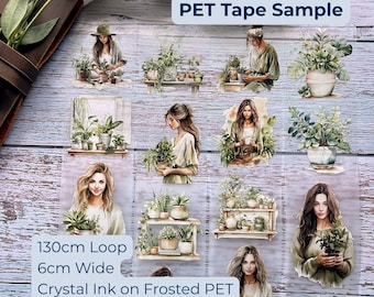 Gardening PET Tape Sample Loop | London Gifties | Plant Journaling Tape | Junk Journal Scrapbooking Supply