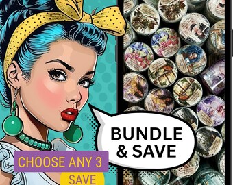 Pick Any 3 PET Tape Sample Loops | London Gifties | Journaling Scrapbooking Bundle