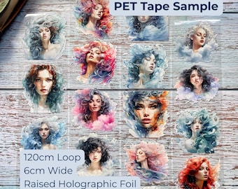 Head in the Clouds PET Tape Sample Loop | London Gifties | Dreamy Journaling Tape | Junk Journal Scrapbooking Supply