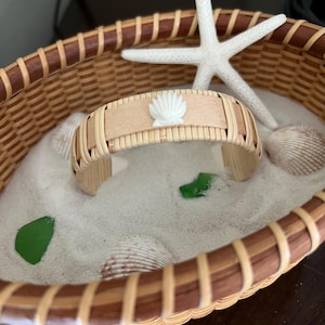 Nantucket Cuff Bracelet with shell