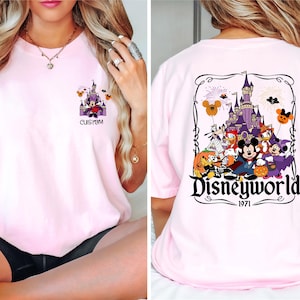 Disney Halloween 2025 Shirt, Custom Disney Halloween Matching Shirt, Disney Family Halloween Shirt, Halloween Party Shirt, Disneyland Shirt
