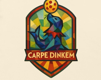 Carpe Dinkem® Cubism Series — Tee da pickleball con colori personalizzati