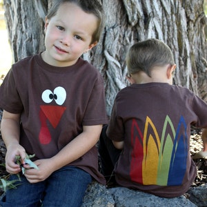 4T Turkey shirt with feathers on the back short sleeve Thanksgiving READY TO SHIP!