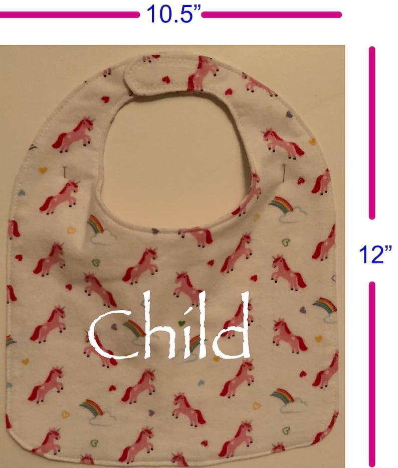 SEW an Adult or Child bib with optional crumb catcher pocket pdf digital pattern zdjęcie 2