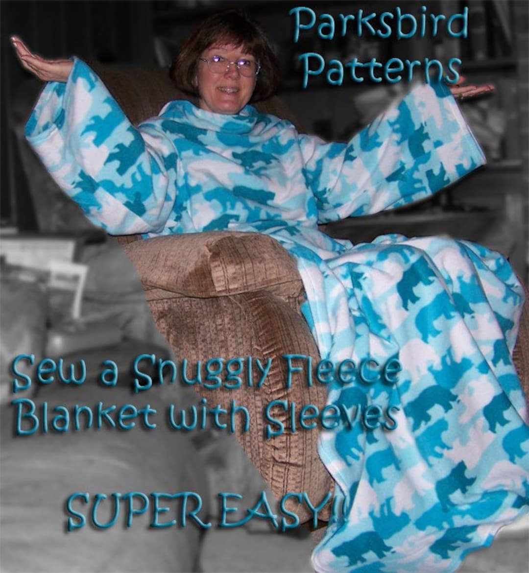 Sew Your Own SNUGGIE adult Child & Toddler Sizes Epattern