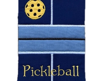 ITH In The Hoop Pickleball Platz Becher Teppich von DiNanny Designs - Digitaler Download Maschinenstickerei