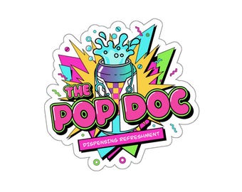 Pegatinas troqueladas de Pop Doc