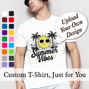 Personalisiertes Erwachsenen T-Shirt: Laden Sie Ihr eigenes Design hoch