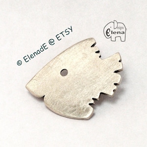 FISCH Silber Brosche - ElenadE