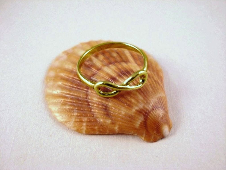 ElenadE Solid Gold INFINITY 9K Handmade Ring