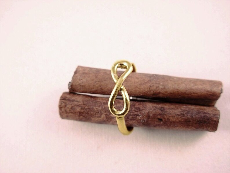 ElenadE Solid Gold INFINITY 9K Handmade Ring