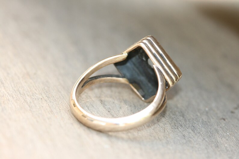Mondstein Ring, Filigrane Bronze Ringe, Bronze Ring mit Mondstein, Handgemachter Bronze Ring, Versandkostenfrei Bild 4