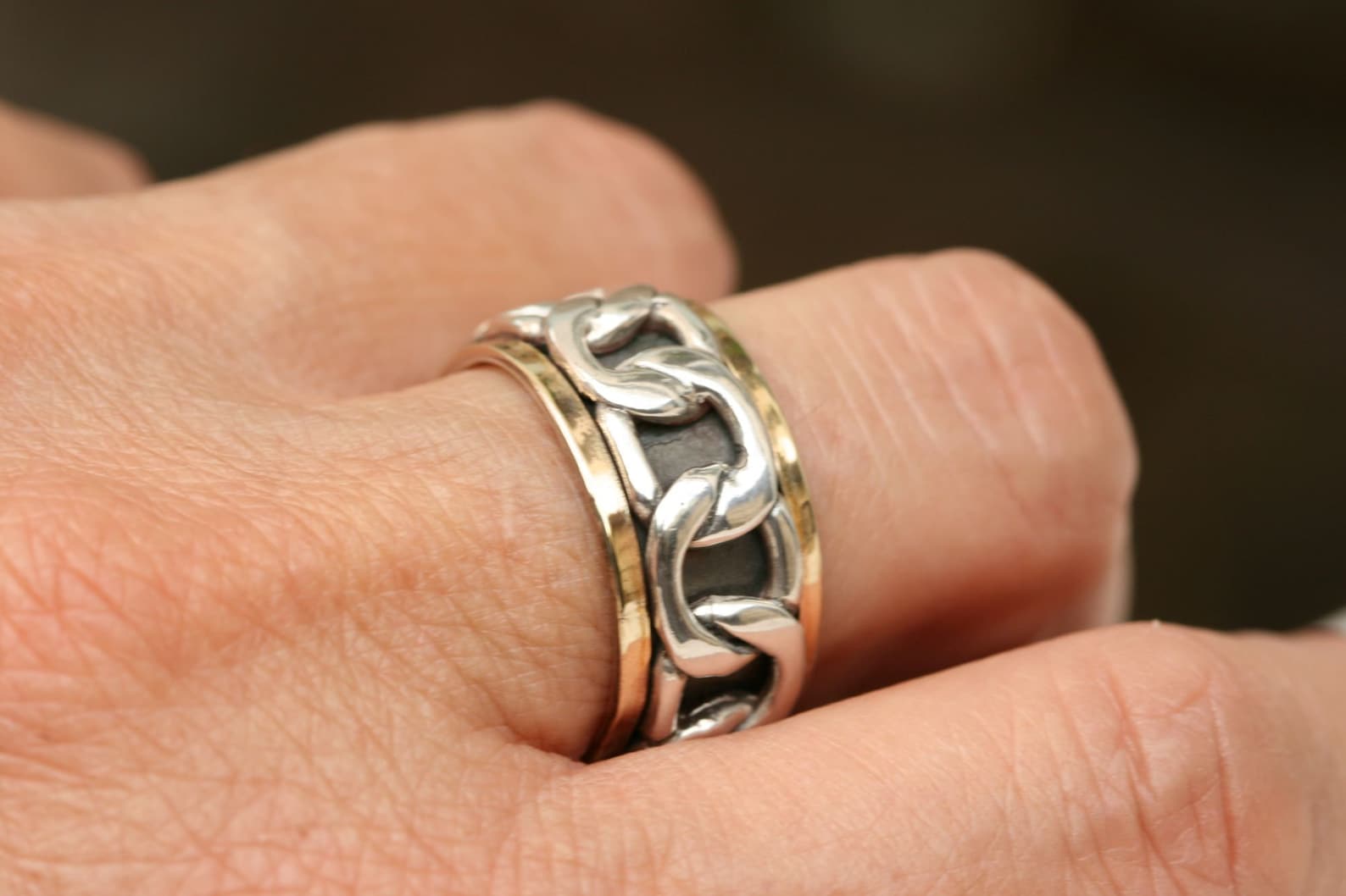 Wedding Ring, Unisex Ring, Mens Rings, Silver Ring, 14K Gold Ring