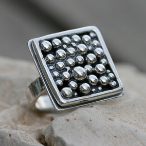 Silver Ring, Solid Silver ring, Unique Silver Ring , Sterling Silver Ring, Unisex silver ring, Mens rings, Free shipping