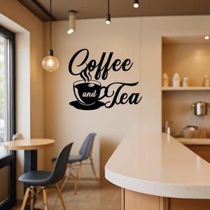 Personalized Coffee Bar Sign for Kitchen, Custom Coffee Decor, Metal ...
