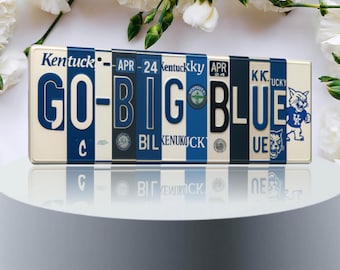 Kentucky Wildcats License Plate Sign – Fan Cave Metal Wall Art