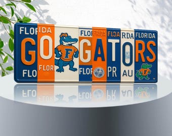 University Of Florida Gators Realtree Camo Aluminum Metal License Plate - View #9
