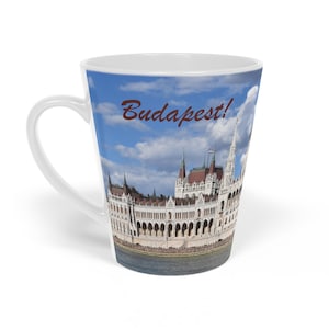Budapeszt, Węgry - 12-uncjowy kubek Latte