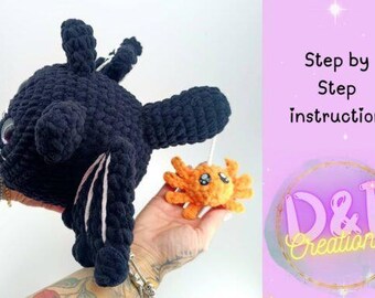 Patrón de amigurumi de Viuda Negra / Araña gordita de crochet / Tutorial de crochet en PDF