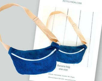 Patrón de costura para riñonera (PDF)