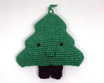 Patrón de adorno navideño de crochet para árbol de Navidad – Jolly Xmas Decor (Patrón PDF)
