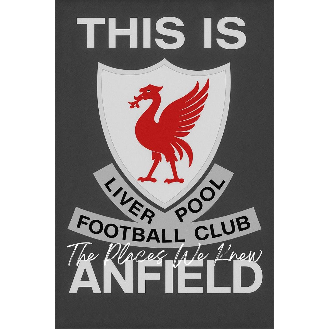 Liverpool This is Anfield Sign Custom Drawing, Storefront Drawing