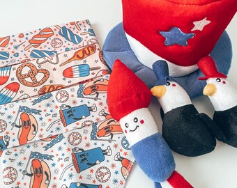 Pañuelos para mascotas del 4 de julio