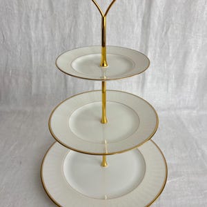 Vintage Three Tier Cake Stand - Etsy