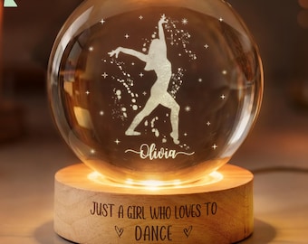 Dance Night Light, Dancer Gift, Ballet Dancer Gift,Girls Dance Gift,Dance Teacher Gift,Dance Team Gift,Daughter Birthday Gift,Ballerina Gift